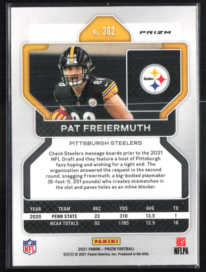 Pat Freiermuth RC Orange Disco 2021 Prizm