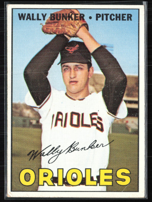 Wally Bunker 1967 Topps #585 (See Condition on Scan)