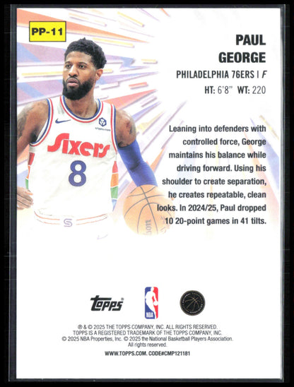 Paul George Power Players Foil