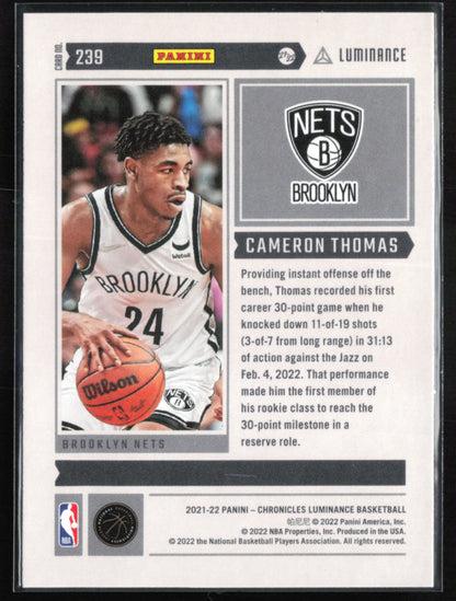 Cameron Thomas RC