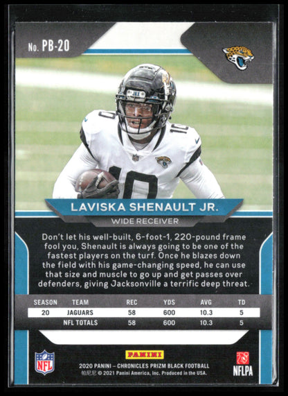 Laviska Shenault Jr. RC Prizm Black