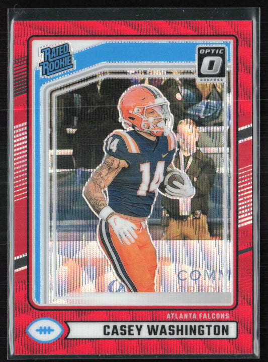 Casey Washington RC Red Wave