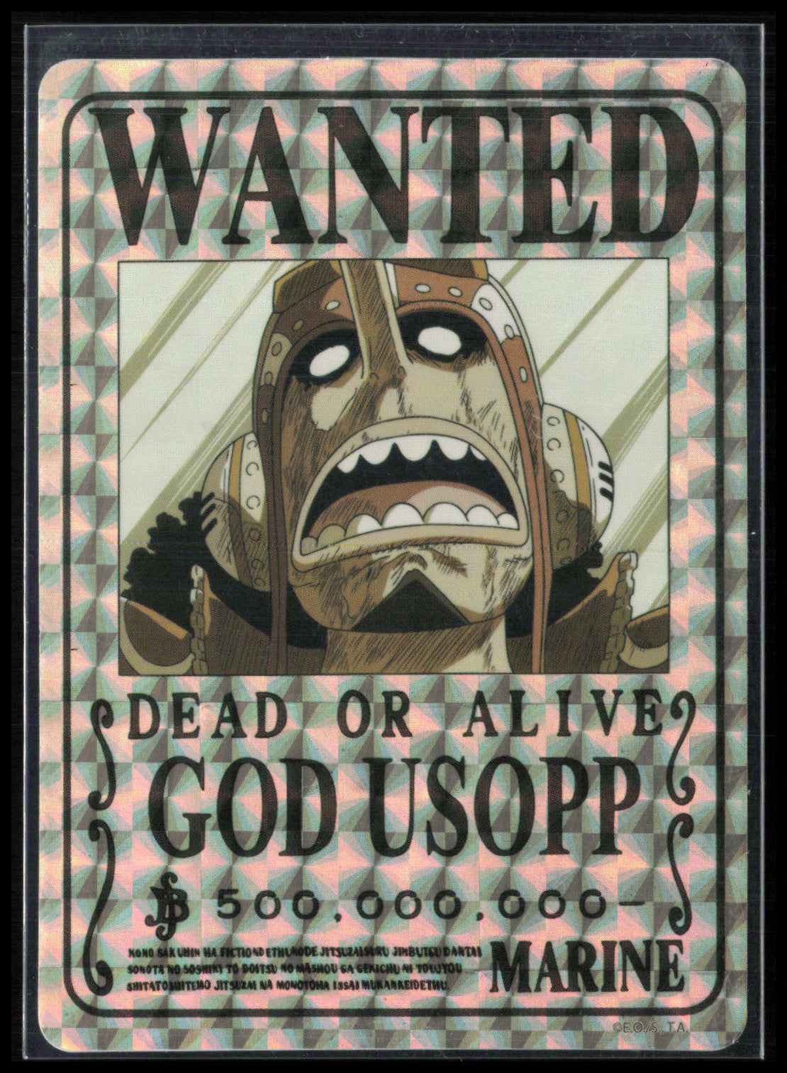 God Usopp Wanted Dead or Alive Sticker (One Piece)