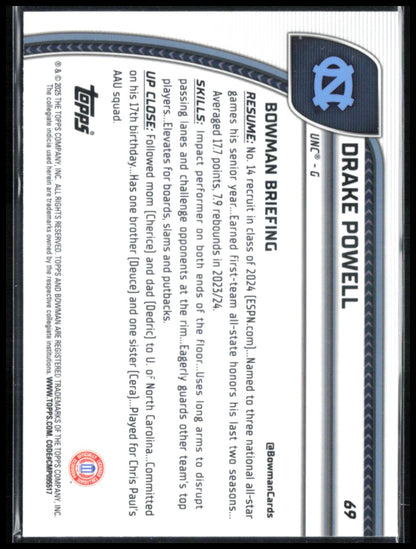 Drake Powell 1st Bowman Green Shimmer