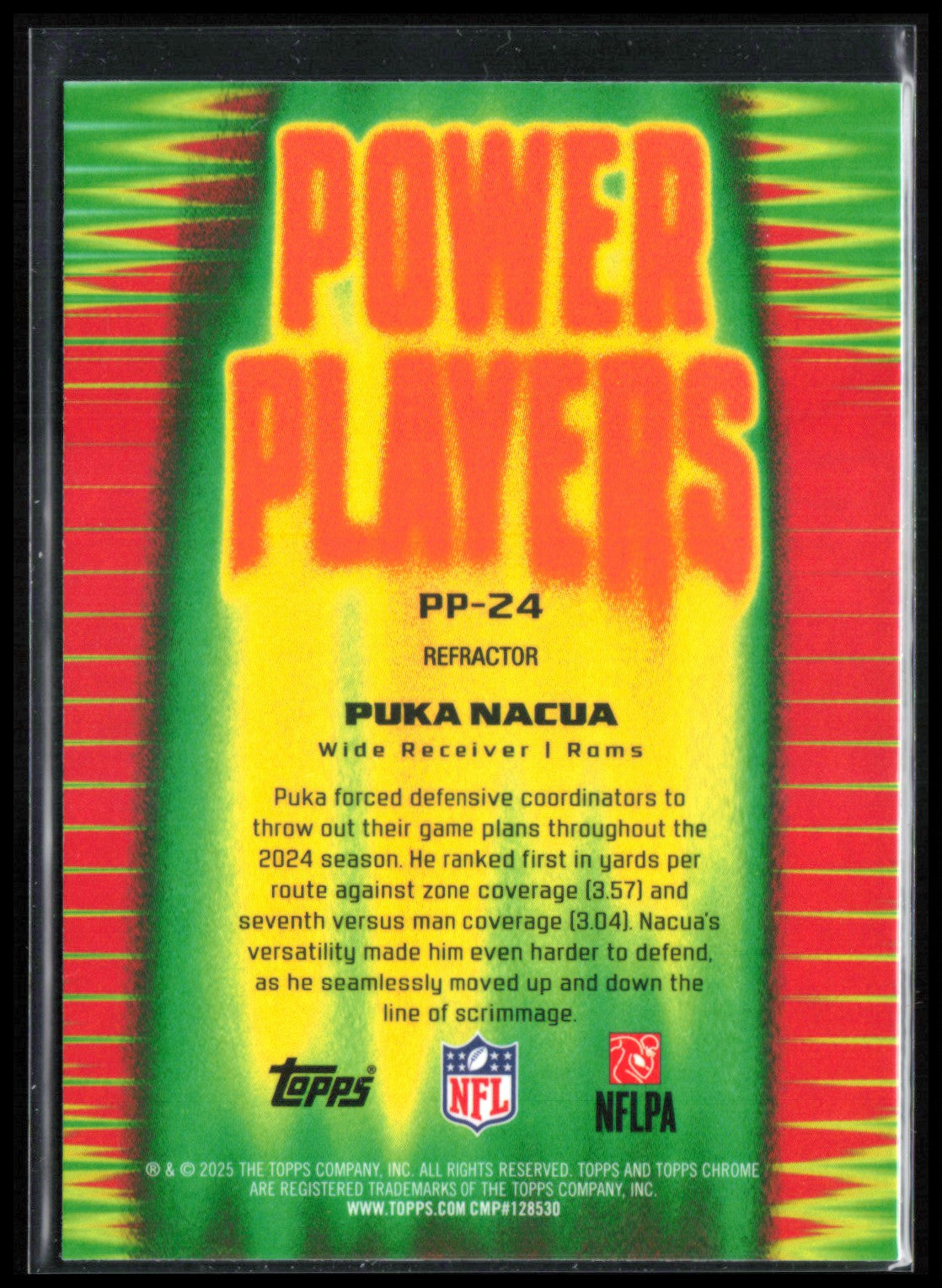 Puka Nacua Power Players Refractor