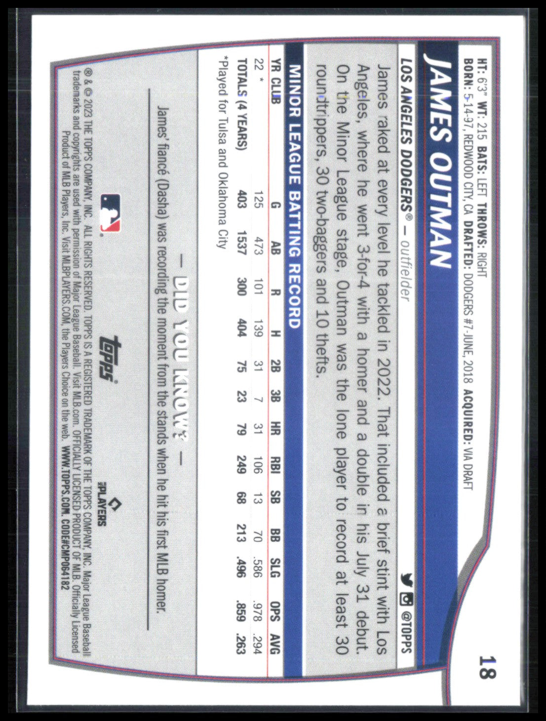 James Outman RC
