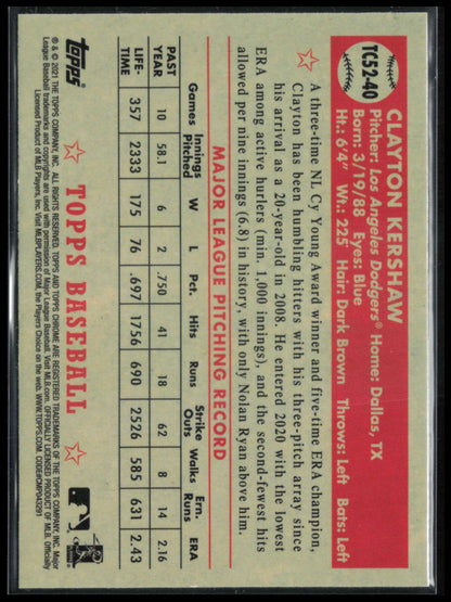 Clayton Kershaw Redux