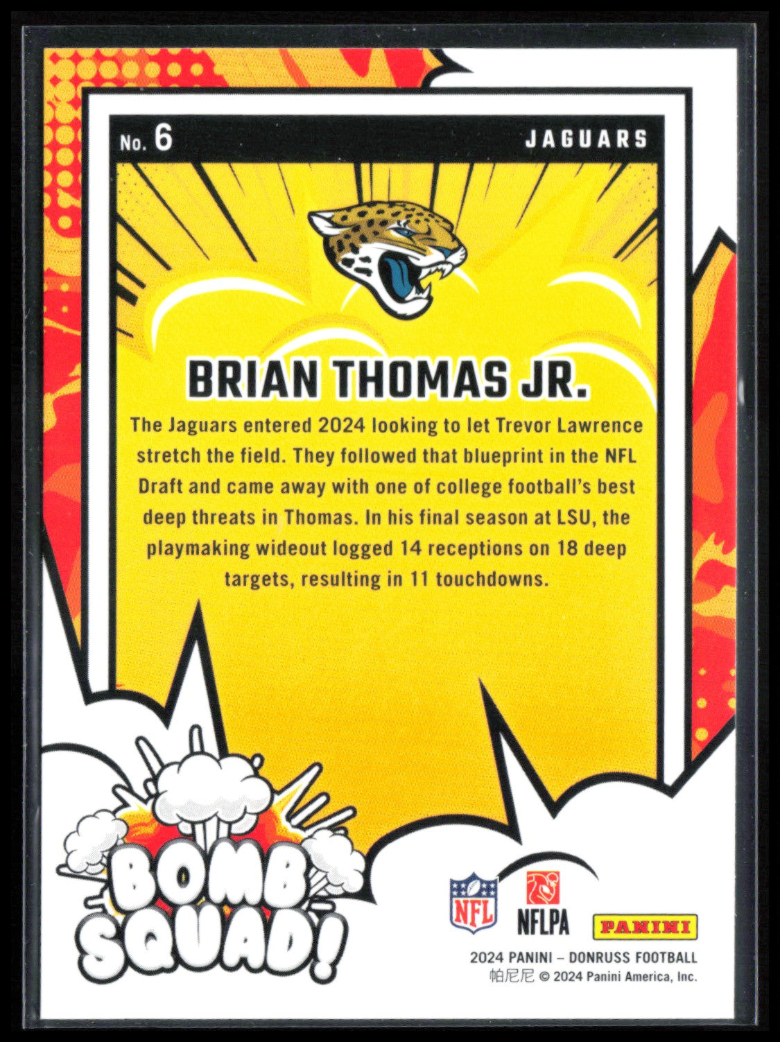 Brian Thomas Jr. Bomb Squad