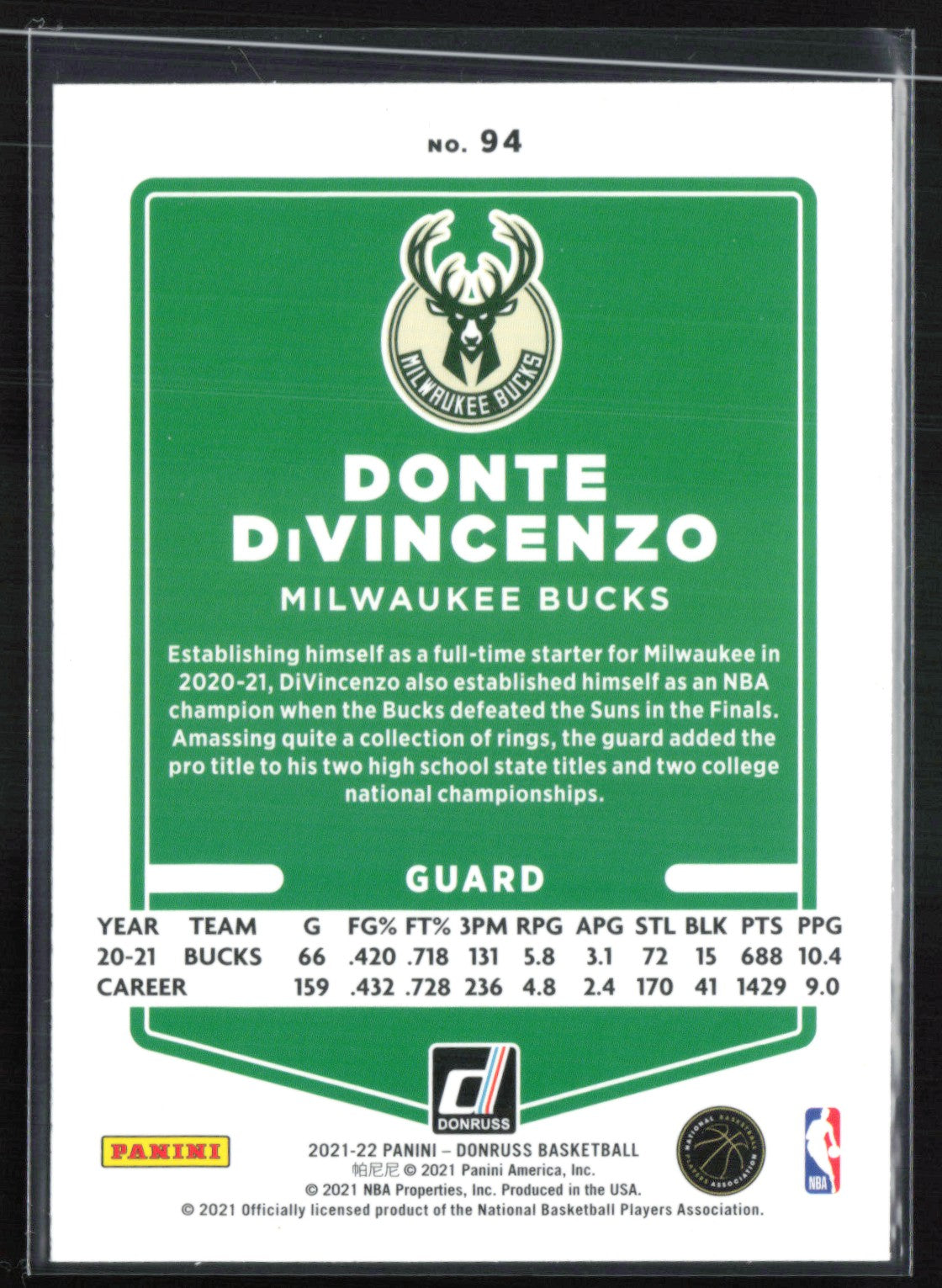 Donte DiVincenzo Green Yellow Laser
