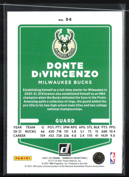 Donte DiVincenzo Green Yellow Laser