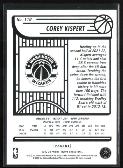 Corey Kispert Teal Explosive