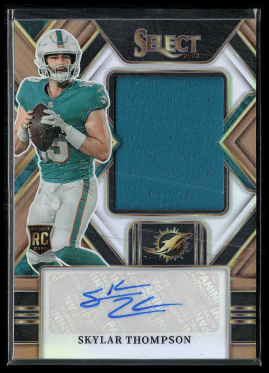 Skylar Thompson RC Jumbo Mem Auto /49 2022 Select Copper