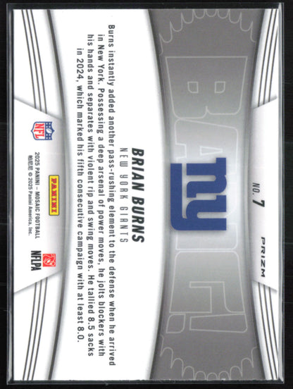 Brian Burns Mosaic Prizm