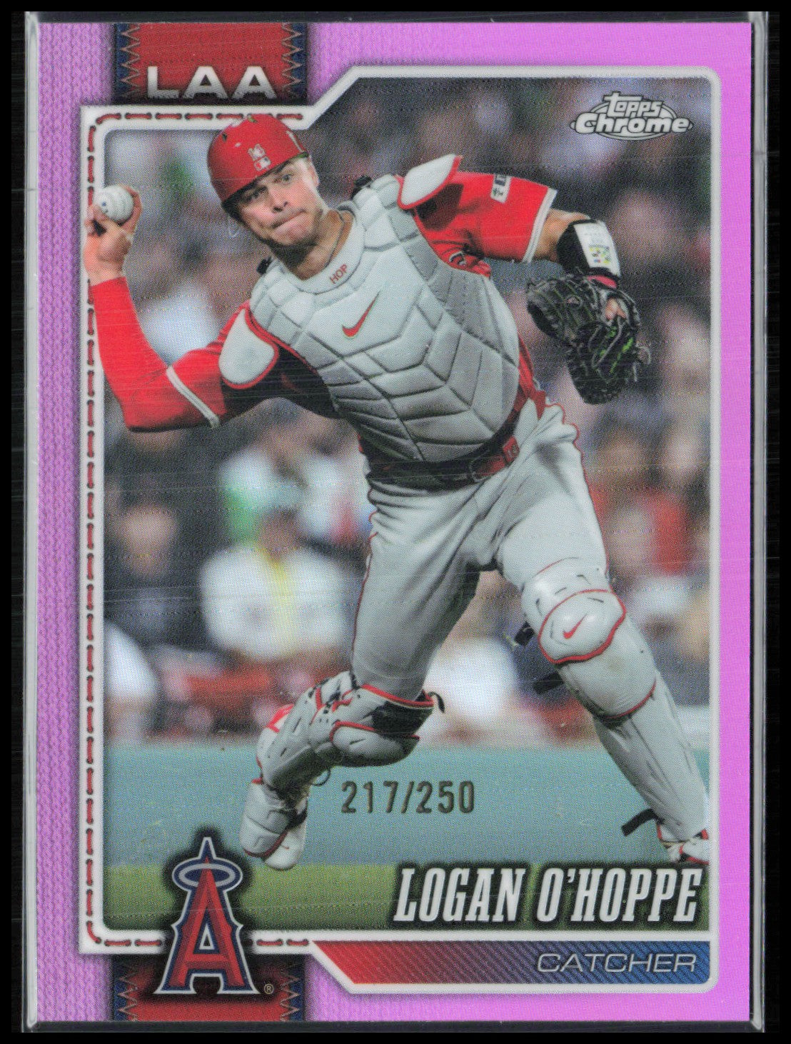 Logan O'Hoppe Pink Refractor /250