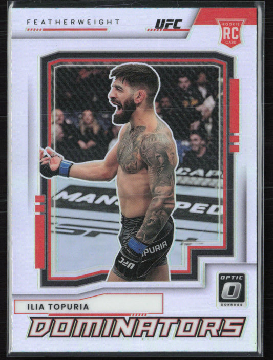 Ilia Topuria RC Holo Dominators 2022 Optic UFC