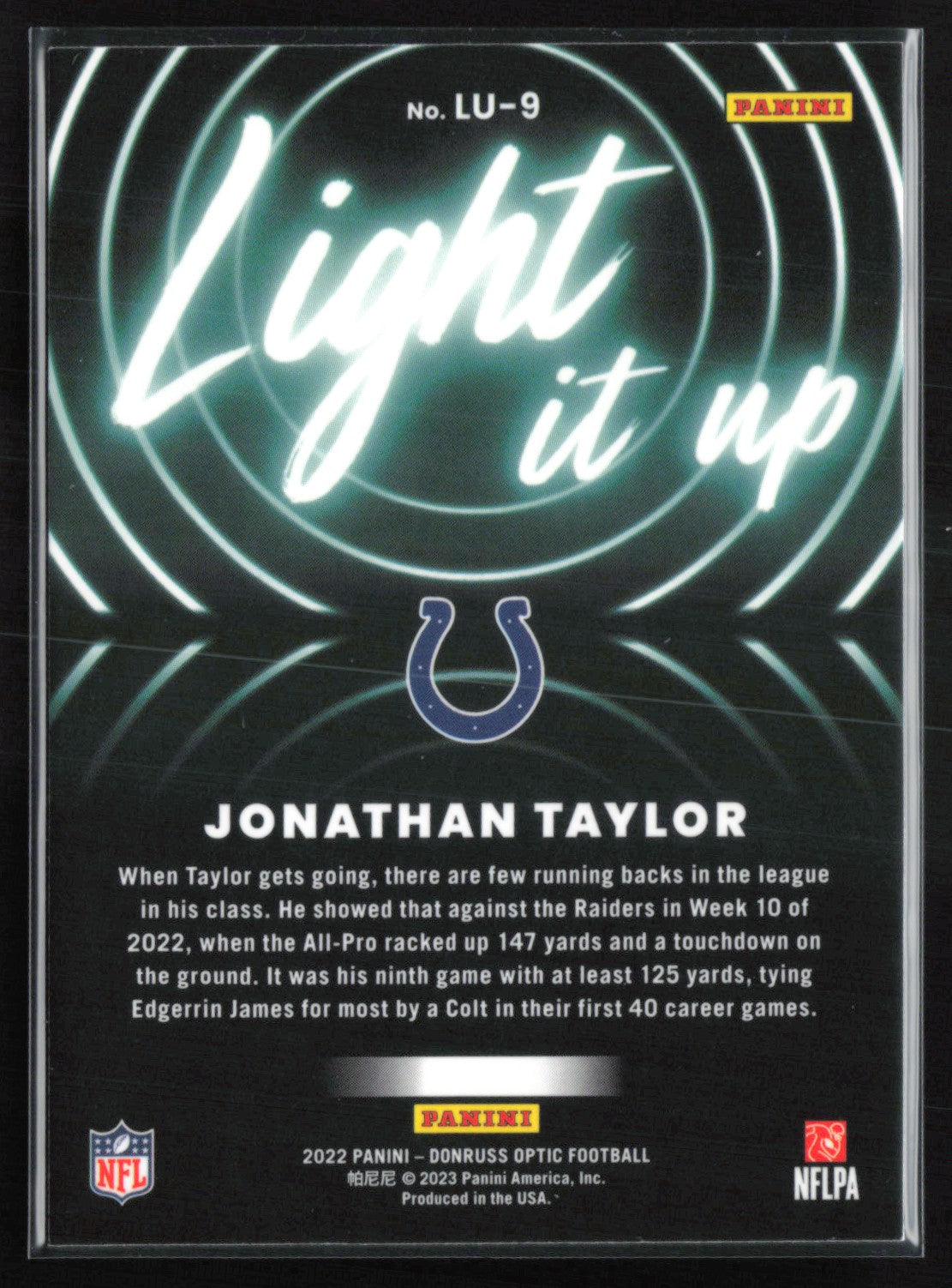 Jonathan Taylor Light it Up