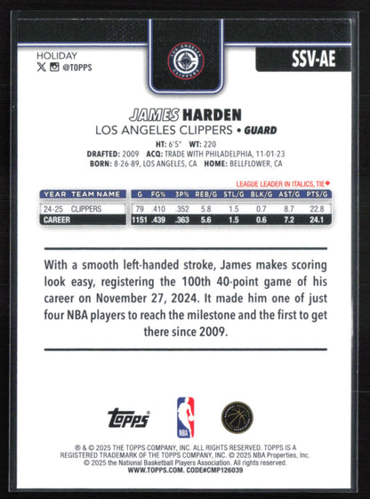 James Harden Holiday