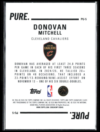 Donovan Mitchell Pure.