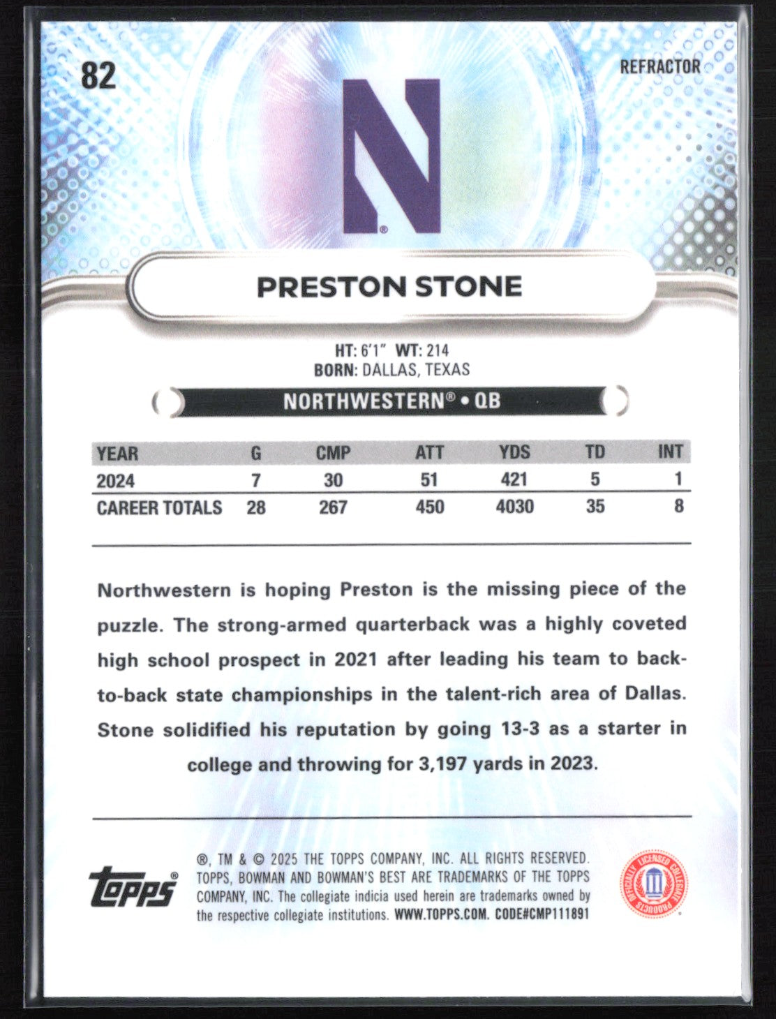 Preston Stone Refractor