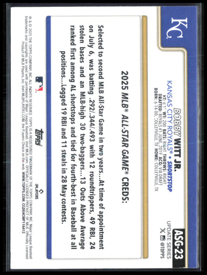 Bobby Witt Jr ASG