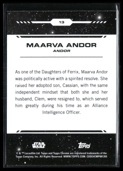 Maarva Andor Red Raywave 2024 Topps Chrome Star Wars