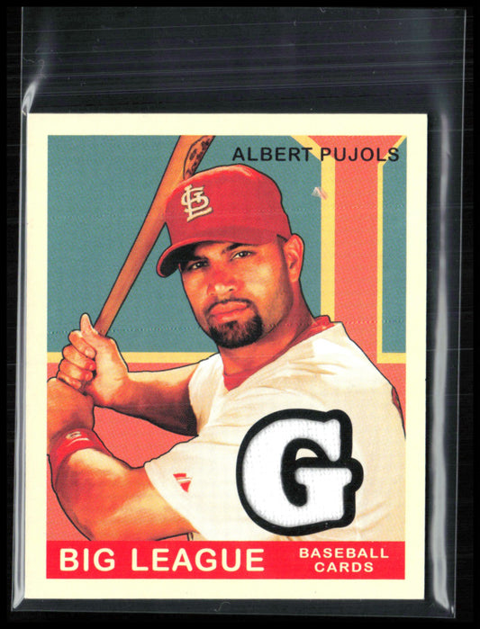Albert Pujols Game-Used Relic Mini Goudey