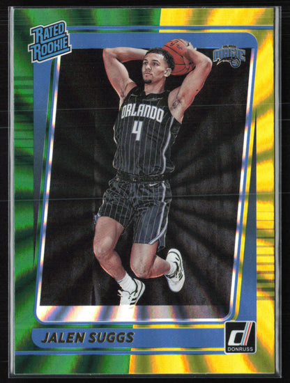 Jalen Suggs RC Green Yellow Laser