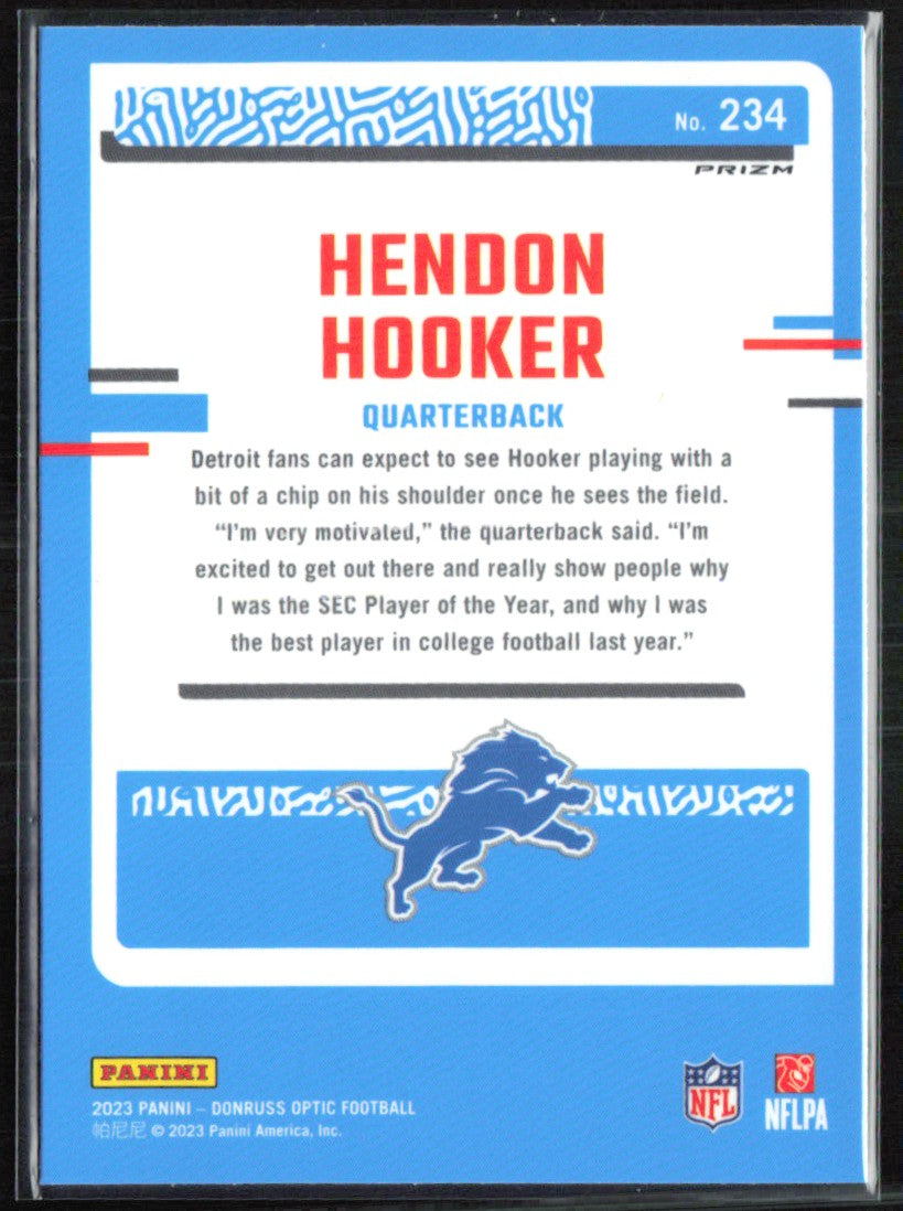 Hendon Hooker RC Purple Shock