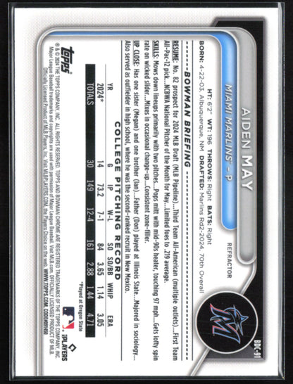 Aiden May 1st Bowman Refractor