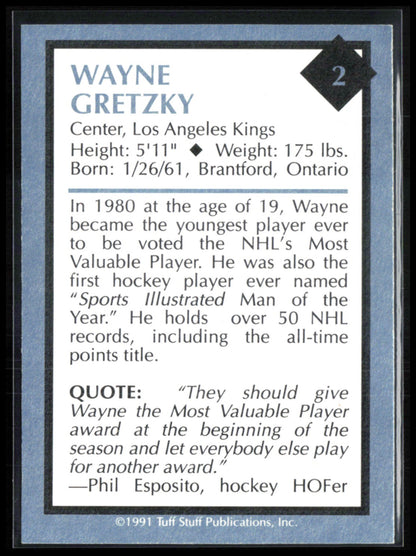 Wayne Gretzky 1991 Score American