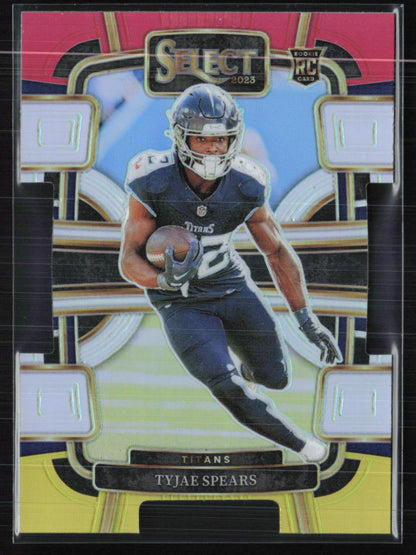 Tyjae Spears RC Red Yellow Die-Cut