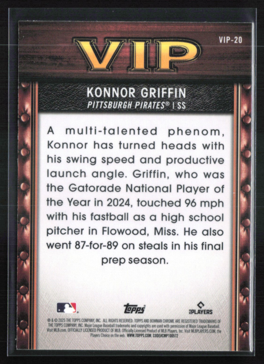 Konnor Griffin VIP