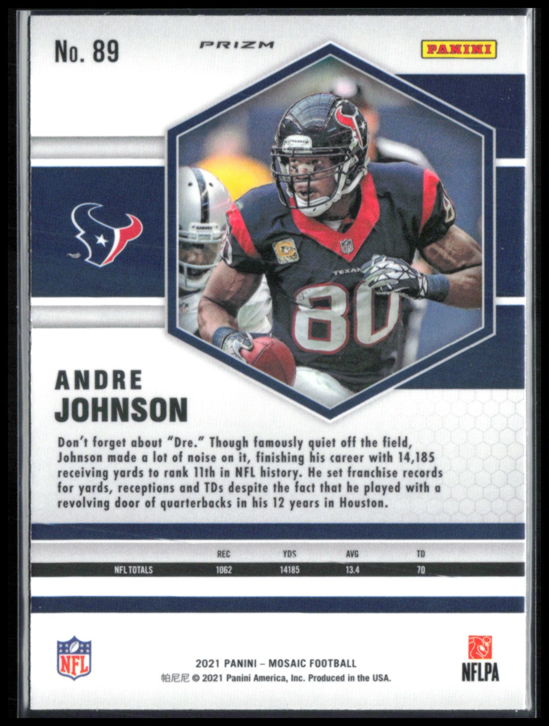 Andre Johnson Pink Camo