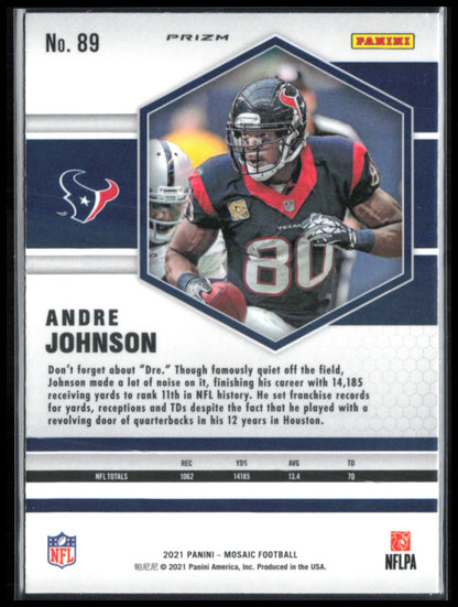 Andre Johnson Pink Camo