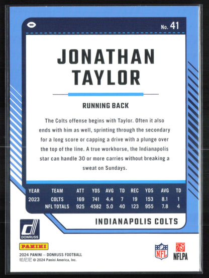 Jonathan Taylor Red Parallel
