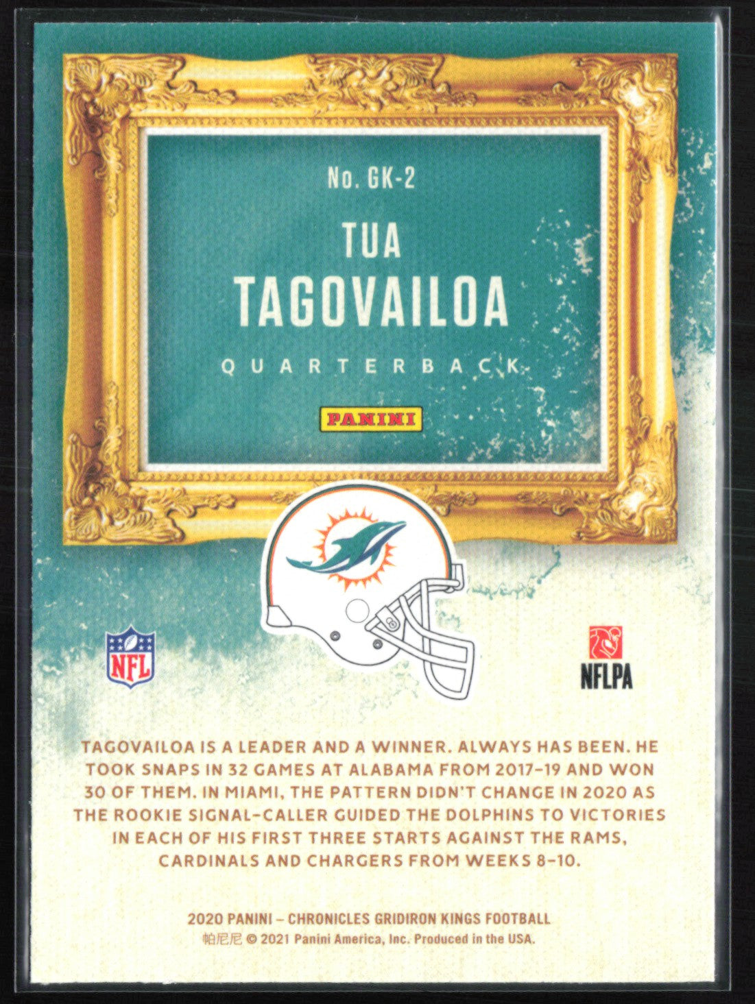 Tua Tagovailoa RC Gridiron Kings