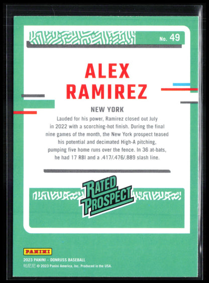 Alex Ramirez Prospect