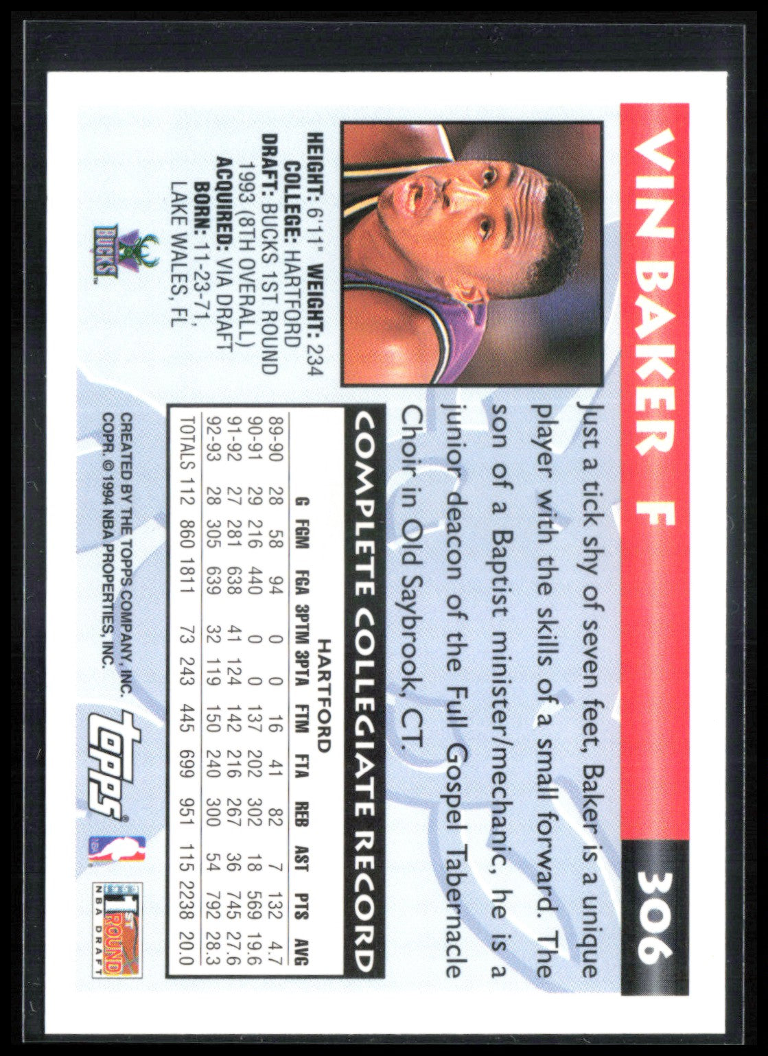 Vin Baker RC