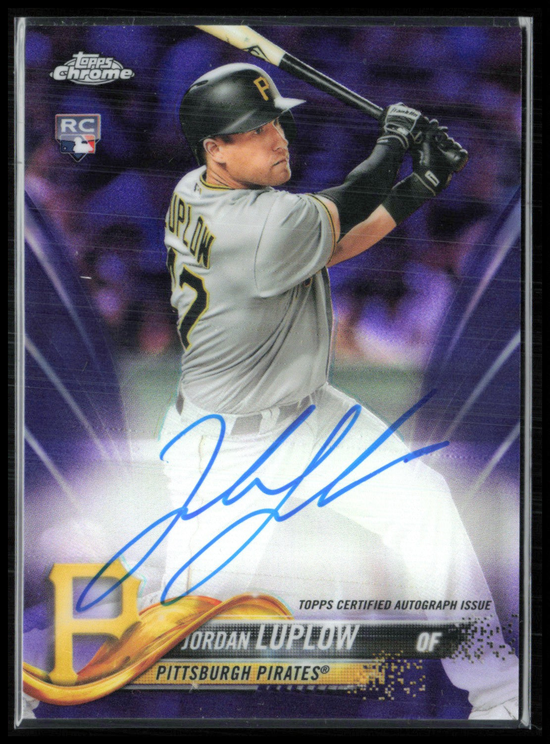 Jordan Luplow RC Auto Purple Refractor /250