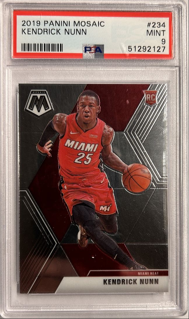 Kendrick Nunn RC 2019 Mosaic PSA 9