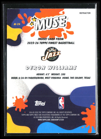 Deron Williams Muse 2026 Finest Refractor