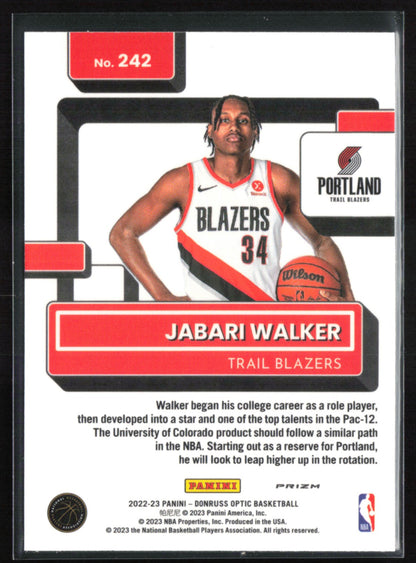 Jabari Walker RC Holo