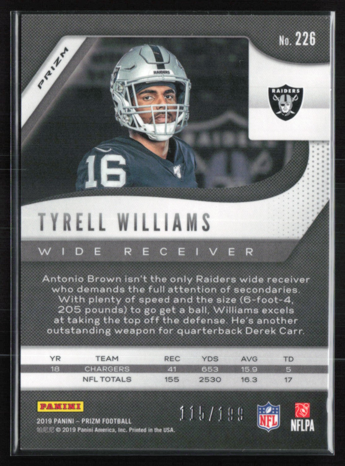 Tyrell Williams Light BLue Wave /199