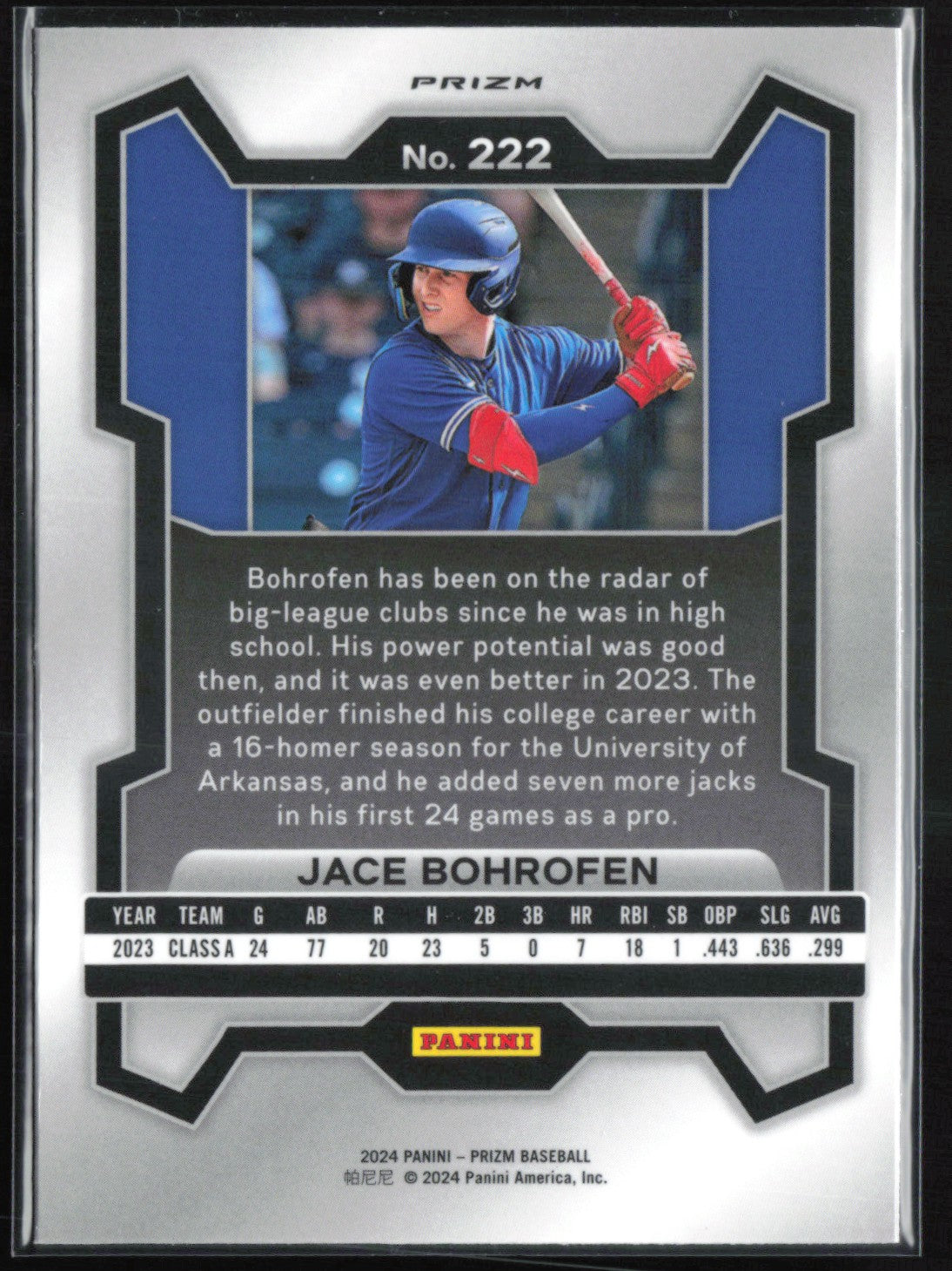 Jace Bohrofen Blue Ice