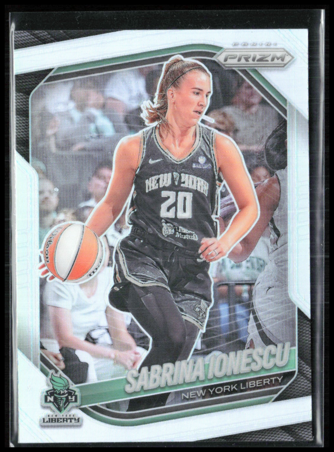 Sabrina Ionescu Silver Prizm