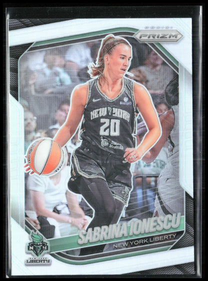 Sabrina Ionescu Silver Prizm