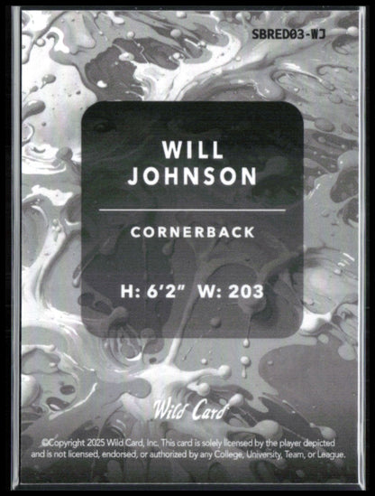 Will Johnson RC /8 2025 Wild Card