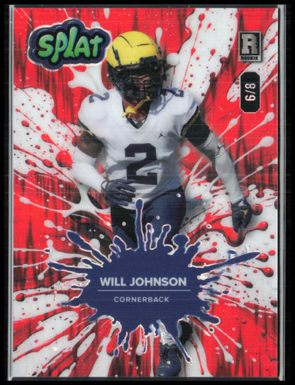 Will Johnson RC /8 2025 Wild Card