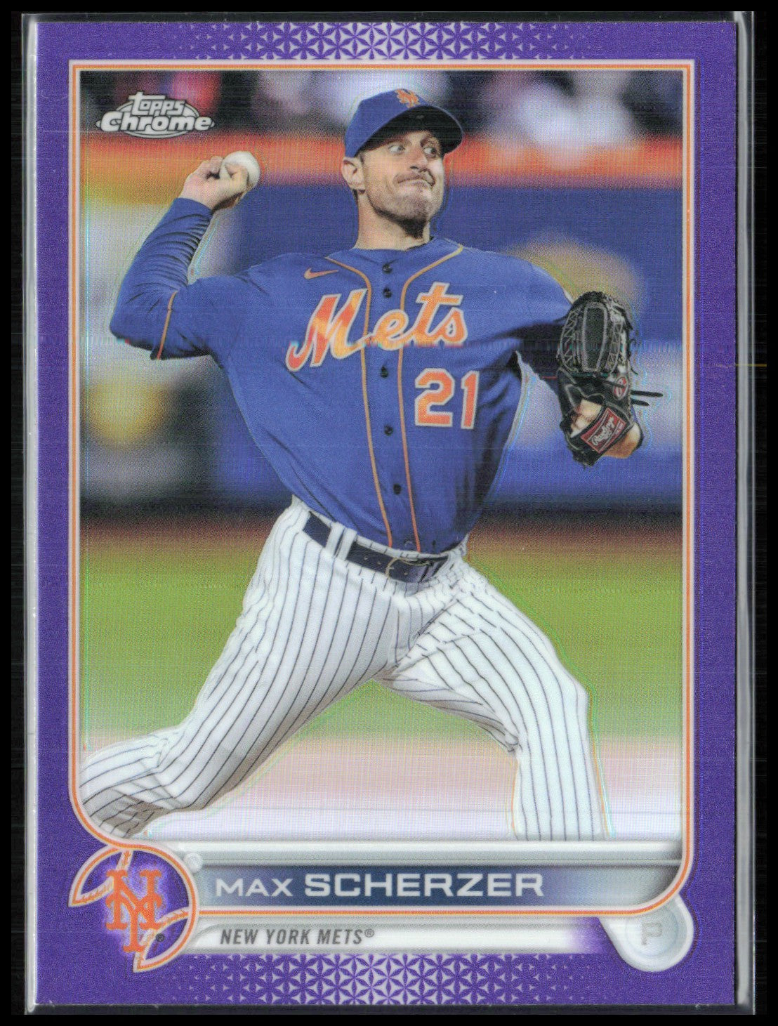 Max Scherzer Purple Refractor