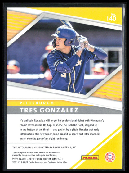 Tres Gonzalez Auo 2022 Elite Extra Edition